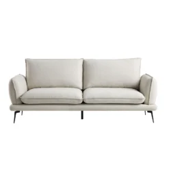 Obriel Oatmeal Fabric Sofa, 3-Seater -Best Furniture Shop GCSF 2299 OAT FAB 3ST WB1