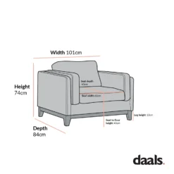 Dipley Champagne Velvet Sofa, 1-Seater -Best Furniture Shop GCSF 2339 1ST 1
