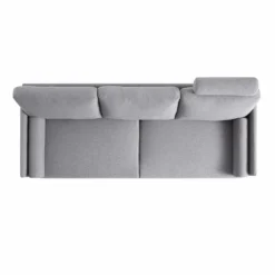 Timber Grey Marl Fabric Sofa, 3-Seater 23 Timber Grey Marl Fabric Sofa, 3-Seater -Best Furniture Shop GCSF 2348 GREY FAB 3ST WB4
