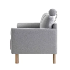 Timber Grey Marl Fabric Sofa, 3-Seater 22 Timber Grey Marl Fabric Sofa, 3-Seater -Best Furniture Shop GCSF 2348 GREY FAB 3ST WB5