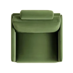 Timber Fern Green Velvet Armchair -Best Furniture Shop GCSF 2348 MOSS VEL 1ST WB3