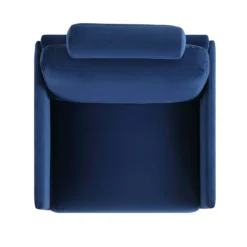 Timber Navy Blue Velvet Armchair -Best Furniture Shop GCSF 2348 NAVY VEL 1ST WB3
