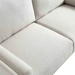 Timber Oatmeal Fabric Sofa, 2-Seater -Best Furniture Shop GCSF 2348 OAT FAB 2ST detail2