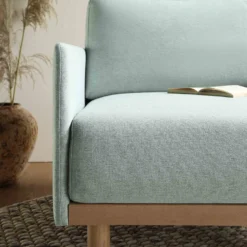 Timber Sage Green Fabric Armchair -Best Furniture Shop GCSF 2348 SAGE FAB 1ST scene4