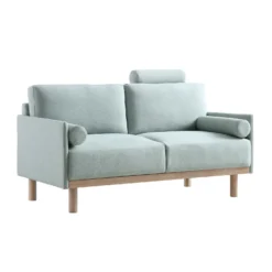 Timber Sage Green Fabric Sofa, 2-Seater -Best Furniture Shop GCSF 2348 SAGE FAB 2ST WB2