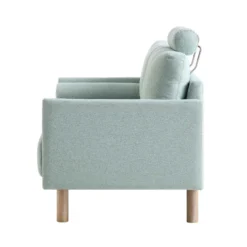 Timber Sage Green Fabric Sofa, 2-Seater -Best Furniture Shop GCSF 2348 SAGE FAB 2ST WB4