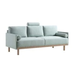 Timber Sage Green Fabric Sofa, 3-Seater -Best Furniture Shop GCSF 2348 SAGE FAB 3ST WB3