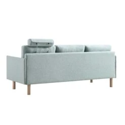Timber Sage Green Fabric Sofa, 3-Seater -Best Furniture Shop GCSF 2348 SAGE FAB 3ST WB6