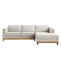 Dipley Oatmeal Woven Fabric Sofa, Grande Chaise Sofa Right Hand 11 Dipley Oatmeal Woven Fabric Sofa, Grande Chaise Sofa Right Hand -Best Furniture Shop GCSF 2398 OAT WOV RIGHT WB1