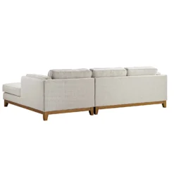 Dipley Oatmeal Woven Fabric Sofa, Grande Chaise Sofa Right Hand 17 Dipley Oatmeal Woven Fabric Sofa, Grande Chaise Sofa Right Hand -Best Furniture Shop GCSF 2398 OAT WOV RIGHT WB6