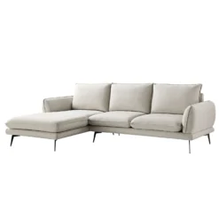 Obriel Oatmeal Fabric Sofa, Grande Chaise Sofa Left Hand -Best Furniture Shop GCSF 2400 OAT FAB LEFT WB1