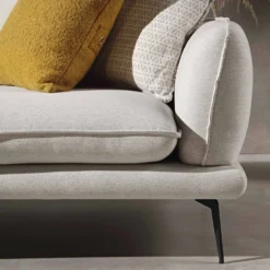 Obriel Oatmeal Fabric Sofa, Grande Chaise Sofa Left Hand -Best Furniture Shop GCSF 2400 OAT FAB LEFT scene3