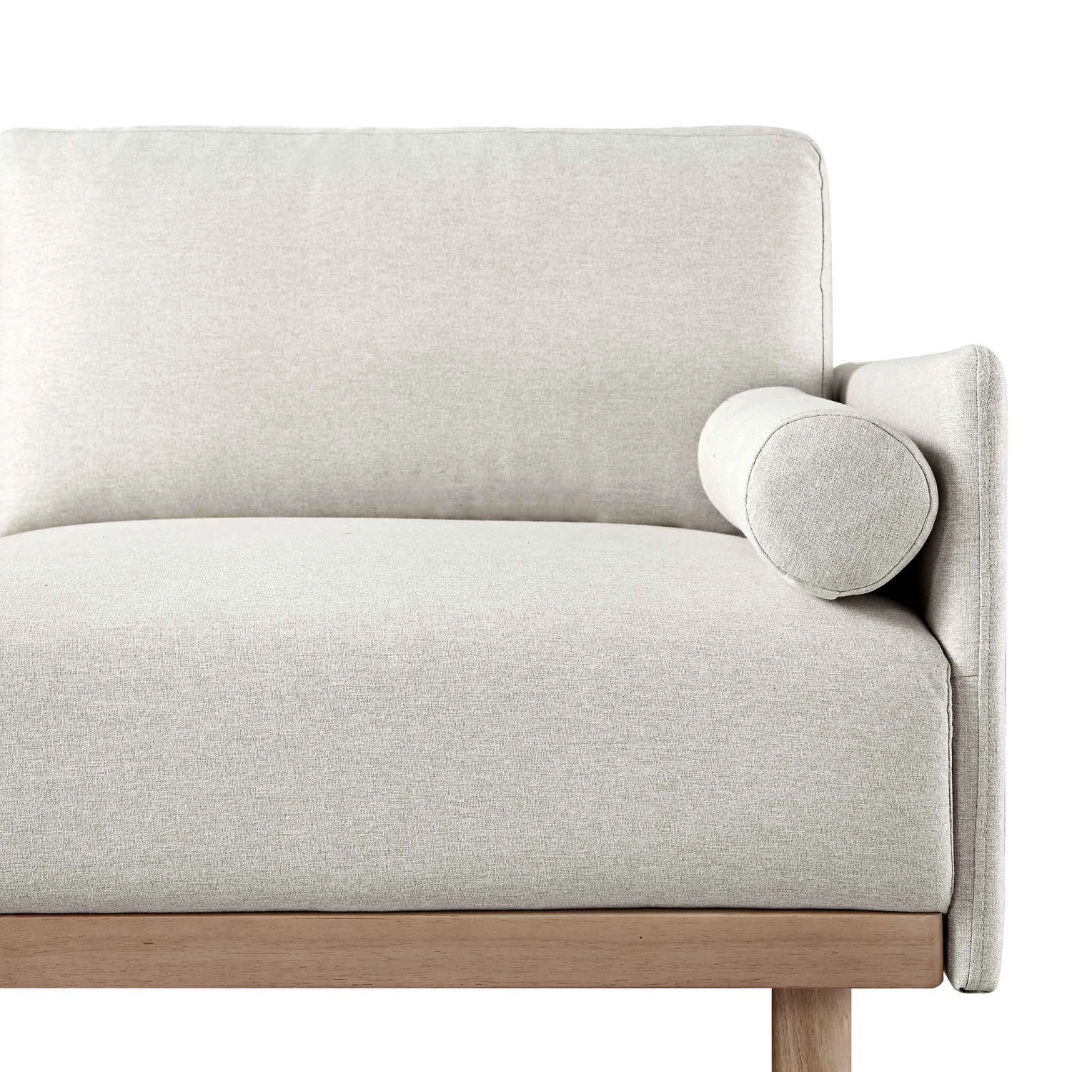 Timber Oatmeal Fabric Sofa, Large 3-Seater Chaise Sofa Left Hand 12 Timber Oatmeal Fabric Sofa, Large 3-Seater Chaise Sofa Left Hand - Image 12