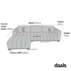 Belsize Beige Boucle Sofa With Wooden Base, Large Chaise Left Hand -Best Furniture Shop GCSF 2404 LEFTcopy