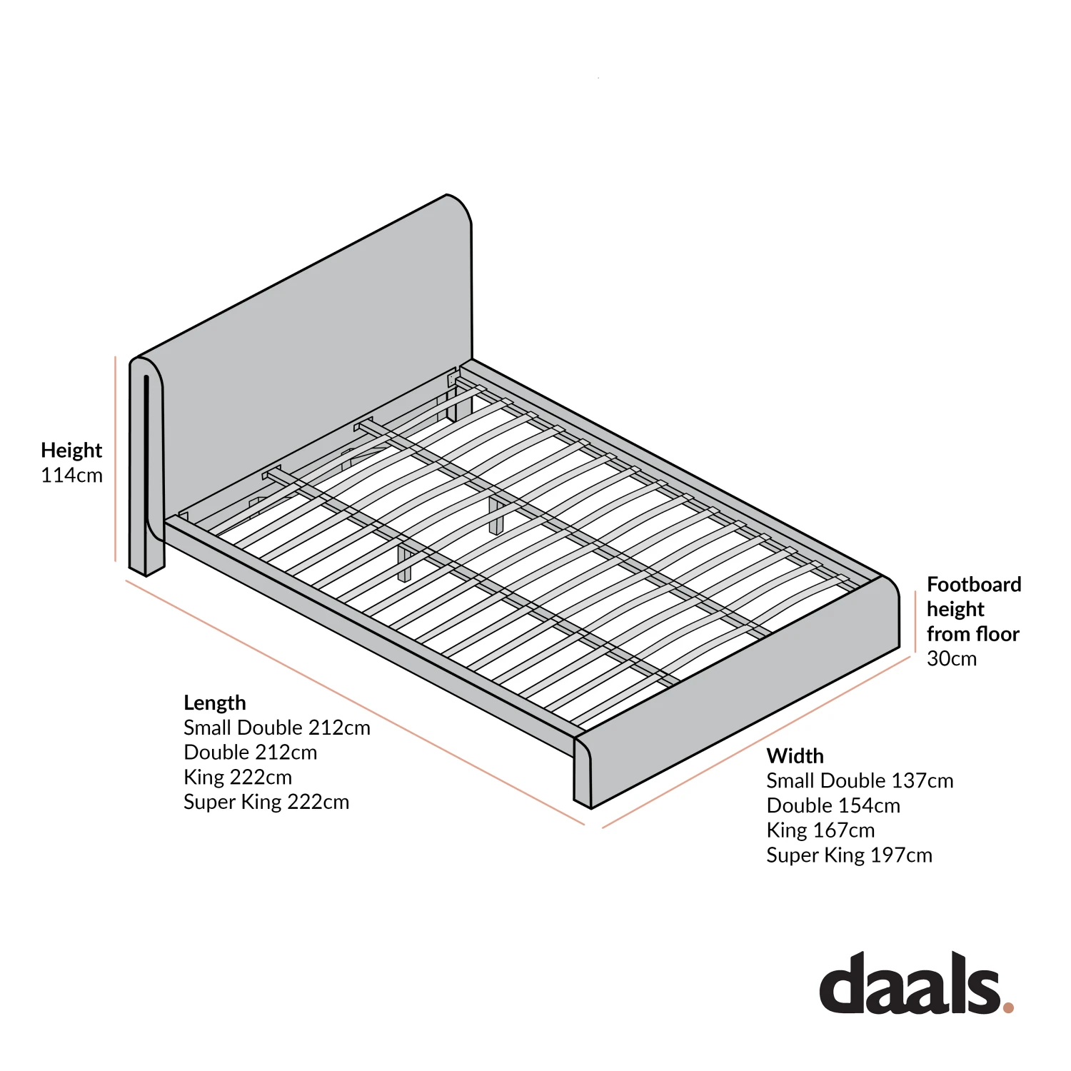 Hampstead Ecru Boucle Curved Bed 5 Hampstead Ecru Boucle Curved Bed - Image 5