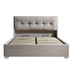 Hadley Stone Fabric Ottoman Storage Bed -Best Furniture Shop JAH 010 SAND FAB WB1