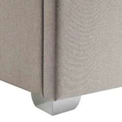 Hadley Stone Fabric Ottoman Storage Bed -Best Furniture Shop JAH 010 SAND FAB detail4