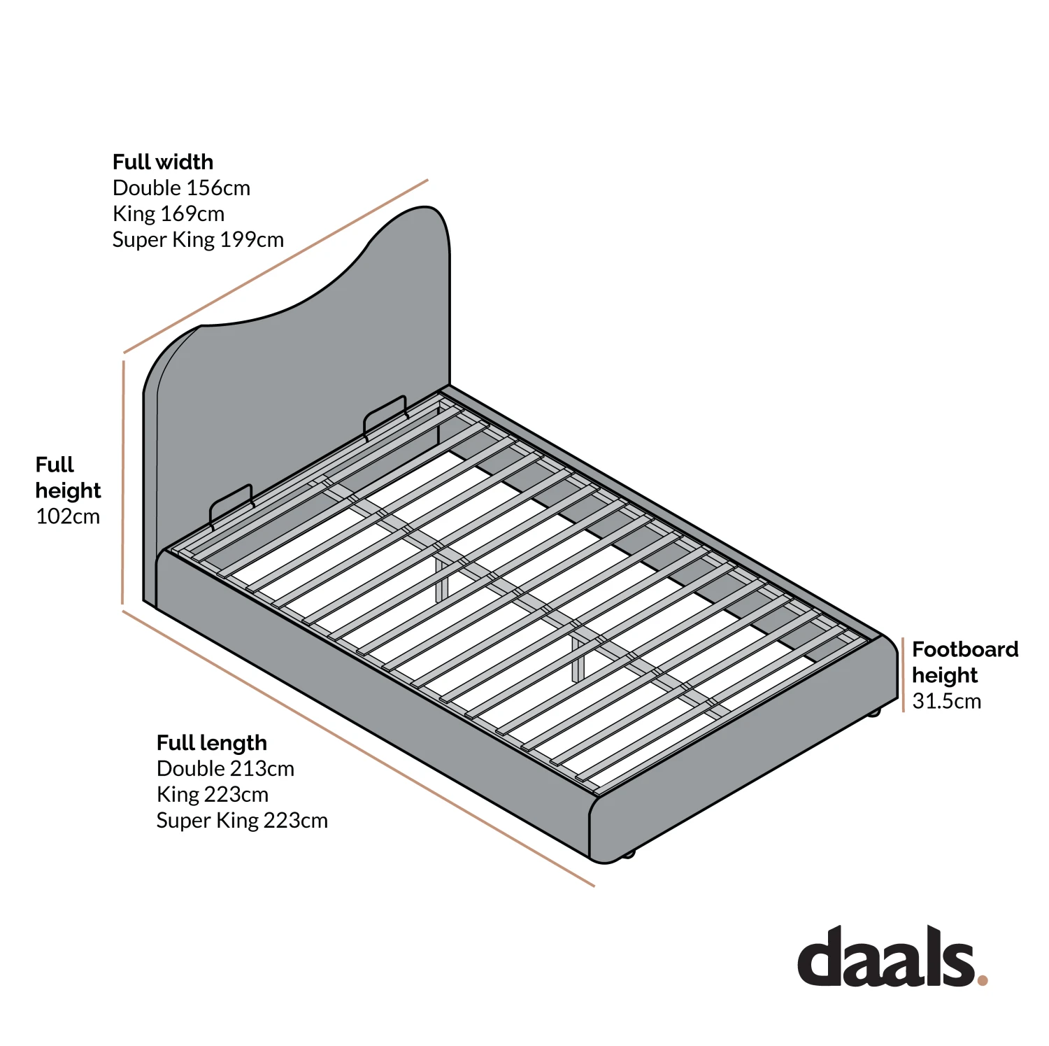 Egerie Curved Headboard Beige Boucle Ottoman Storage Bed 5 Egerie Curved Headboard Beige Boucle Ottoman Storage Bed - Image 5
