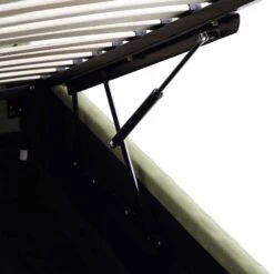 Helia Pleated Ottoman Storage Bed, Lichen Velvet 31 Helia Pleated Ottoman Storage Bed, Lichen Velvet -Best Furniture Shop JAH 012 LICHEN VEL detail5