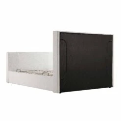 Wilton White Boucle Ottoman TV Bed -Best Furniture Shop JAH 015 ECRU BOU WB7