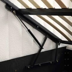 Wilton White Boucle Ottoman TV Bed -Best Furniture Shop JAH 015 ECRU BOU detail6