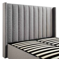 Wilton Grey Fabric Ottoman TV Bed -Best Furniture Shop JAH 015 GREY FAB detail1
