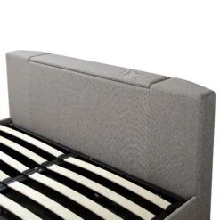 Wilton Grey Fabric Ottoman TV Bed -Best Furniture Shop JAH 015 GREY FAB detail3