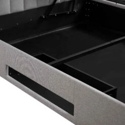 Wilton Grey Fabric Ottoman TV Bed -Best Furniture Shop JAH 015 GREY FAB detail4