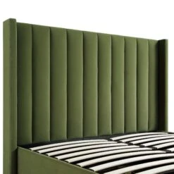 Wilton Moss Green Velvet Ottoman TV Bed -Best Furniture Shop JAH 015 MOSS VEL detail1
