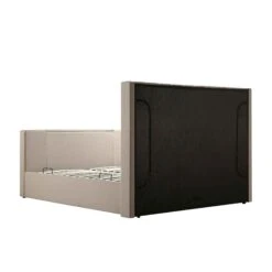 Wilton Warm Stone Fabric Ottoman TV Bed -Best Furniture Shop JAH 015 SAND FAB WB7