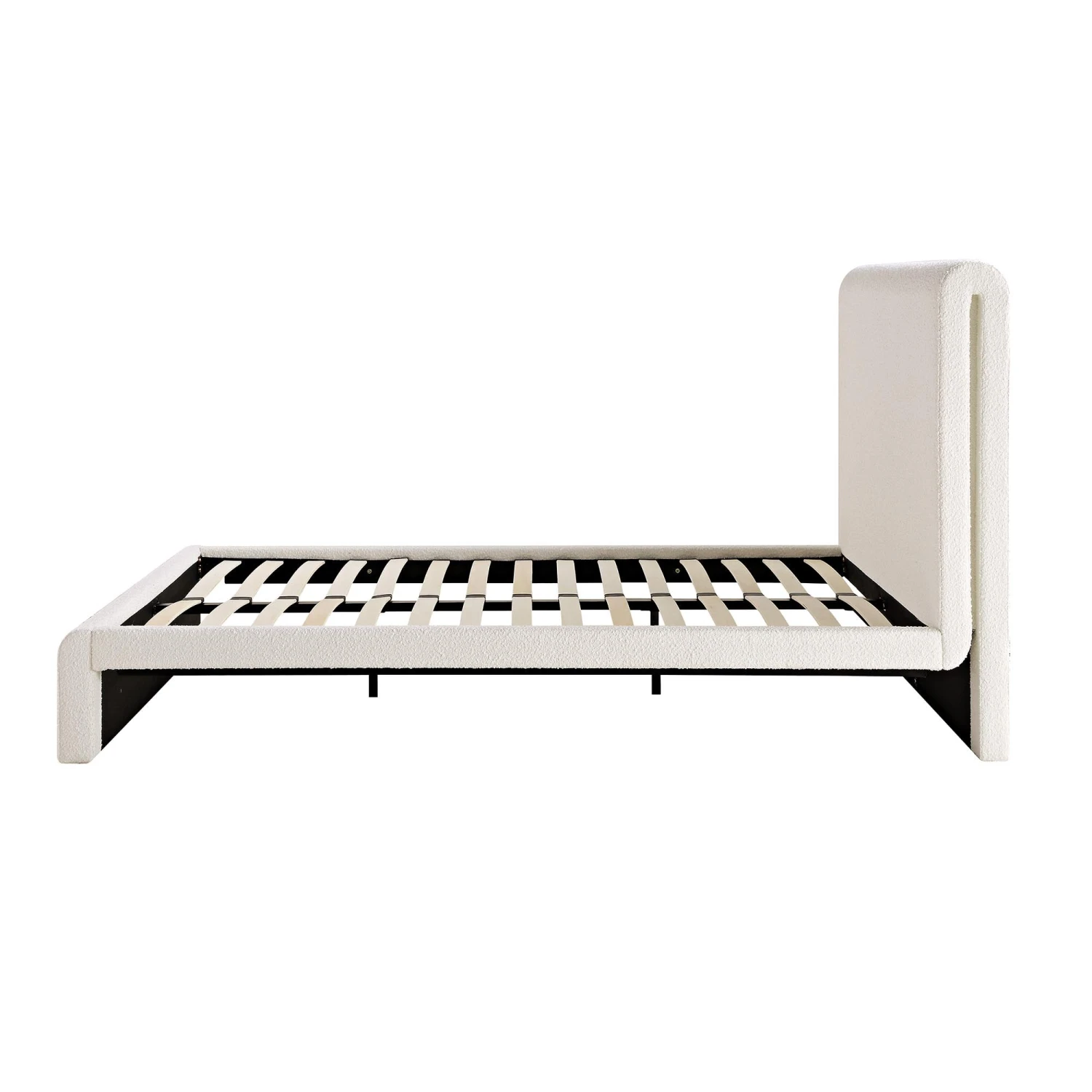 Hampstead Ecru Boucle Curved Bed 8 Hampstead Ecru Boucle Curved Bed - Image 8