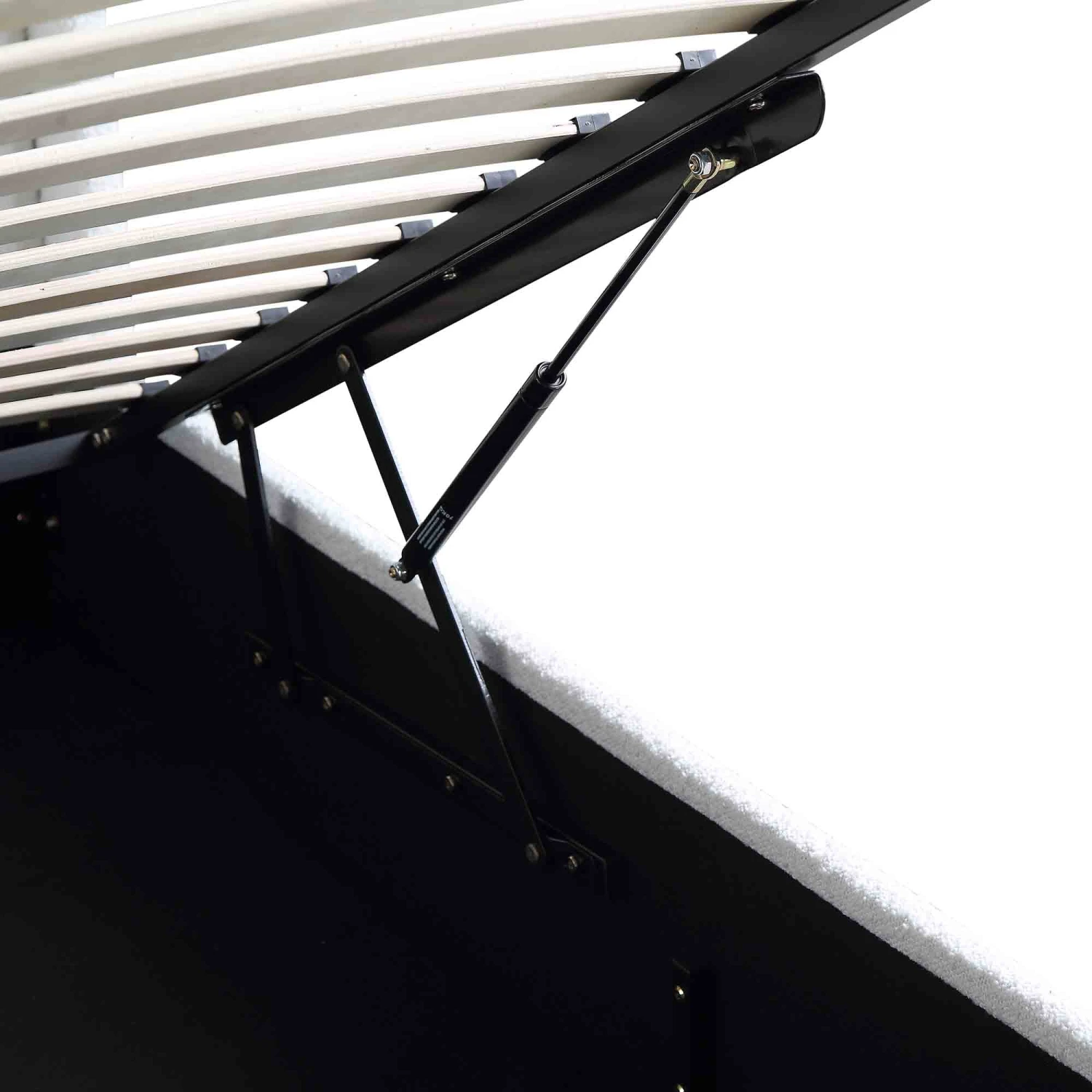 Wilton White Boucle Ottoman Storage Bed 13 Wilton White Boucle Ottoman Storage Bed - Image 13