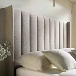 Wilton Warm Stone Fabric Ottoman Storage Bed 18 Wilton Warm Stone Fabric Ottoman Storage Bed -Best Furniture Shop JAH 017 SAND FAB scene3