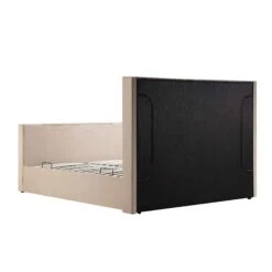 Wilton Champagne Velvet Ottoman TV Bed -Best Furniture Shop JAH 017 STONE VEL WB7