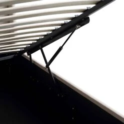 Wilton Champagne Velvet Ottoman Storage Bed -Best Furniture Shop JAH 017 STONE VEL detail3