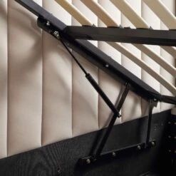 Wilton Champagne Velvet Ottoman TV Bed -Best Furniture Shop JAH 017 STONE VEL detail3 f6646283 bf2d 4cf5 80f2 70a7fa6e1719