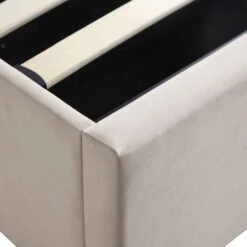 Wilton Champagne Velvet Ottoman Storage Bed -Best Furniture Shop JAH 017 STONE VEL detail4