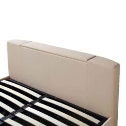 Wilton Champagne Velvet Ottoman TV Bed -Best Furniture Shop JAH 017 STONE VEL detail6