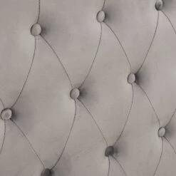 Hartwell Upholstered Ottoman Storage Bed With Nailhead Trim Headboard (Grey Velvet) -Best Furniture Shop JAH 02 GREYVEL detail2