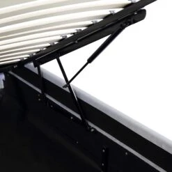 Buxton End Opening Ottoman Storage Bed Frame With Multi-colour LED Light Strip (Light Grey Velvet) -Best Furniture Shop JAH 04 LIGHTGREYVEL detail3