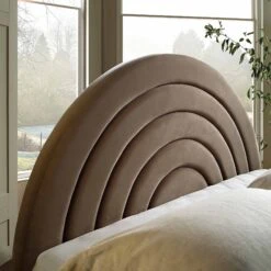 Archer Mink Velvet Ottoman Storage Bed -Best Furniture Shop JAH 09 MINKVEL scene3