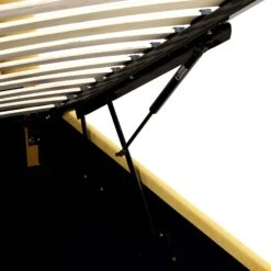 Archer Mustard Yellow Velvet Ottoman Storage Bed -Best Furniture Shop JAH 09 MUSTVEL detail3