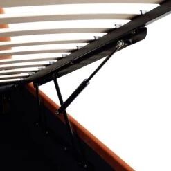 Archer Rust Velvet Ottoman Storage Bed -Best Furniture Shop JAH 09 RUSTVEL detail3