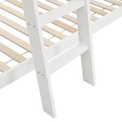 Newton White Solid Wood Kid's Treehouse Bunk Bed -Best Furniture Shop JIN 019 WHITE detail3
