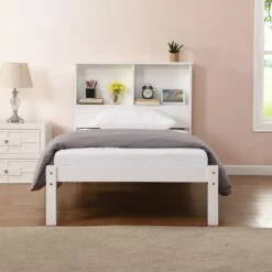 Elgin Wooden Bed Frame With Shelf Headboard 14 Elgin Wooden Bed Frame With Shelf Headboard -Best Furniture Shop JIN 04 S 1 c0b0f9cf 96b0 4556 b5eb ad9eac57f0c1