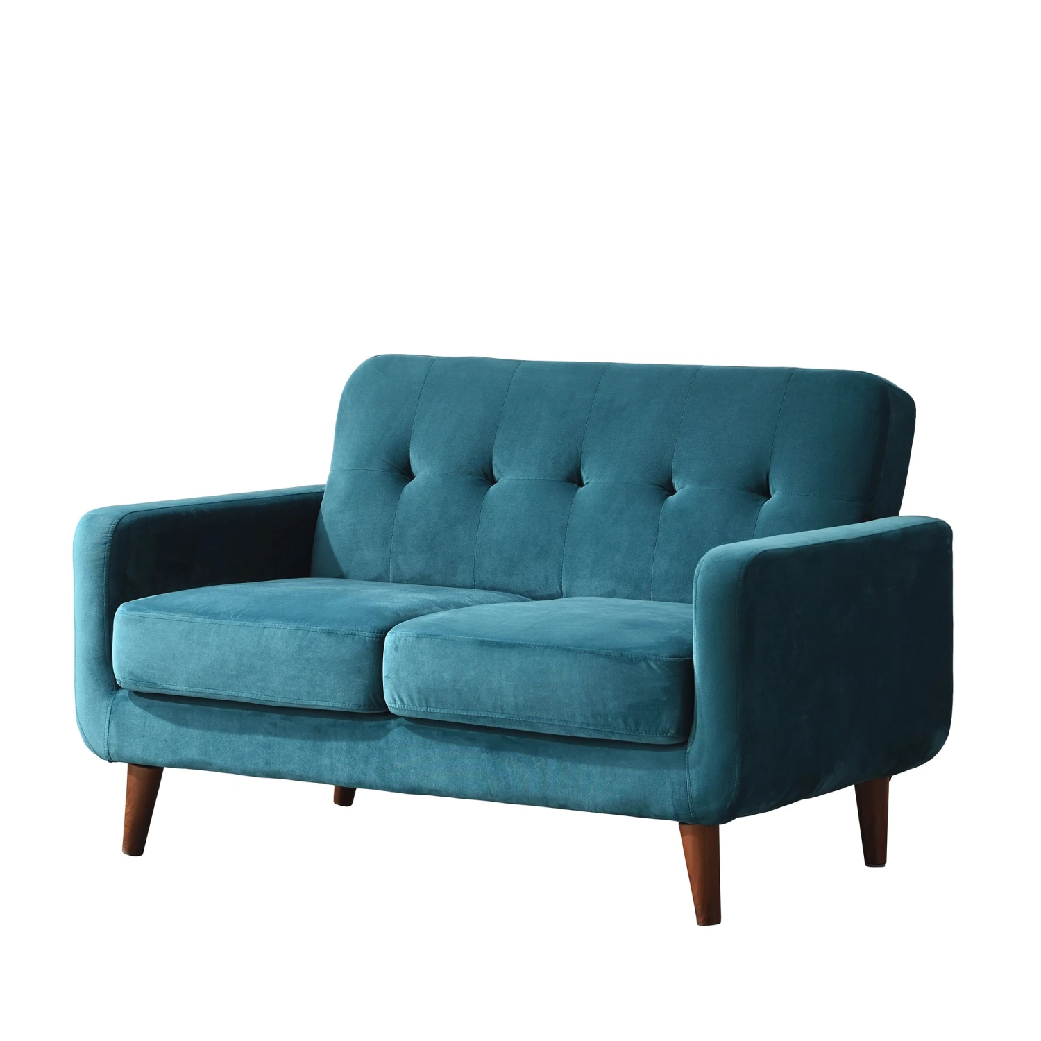 Clarence Sofa Range In Teal Blue Velvet 10 Clarence Sofa Range In Teal Blue Velvet - Image 10
