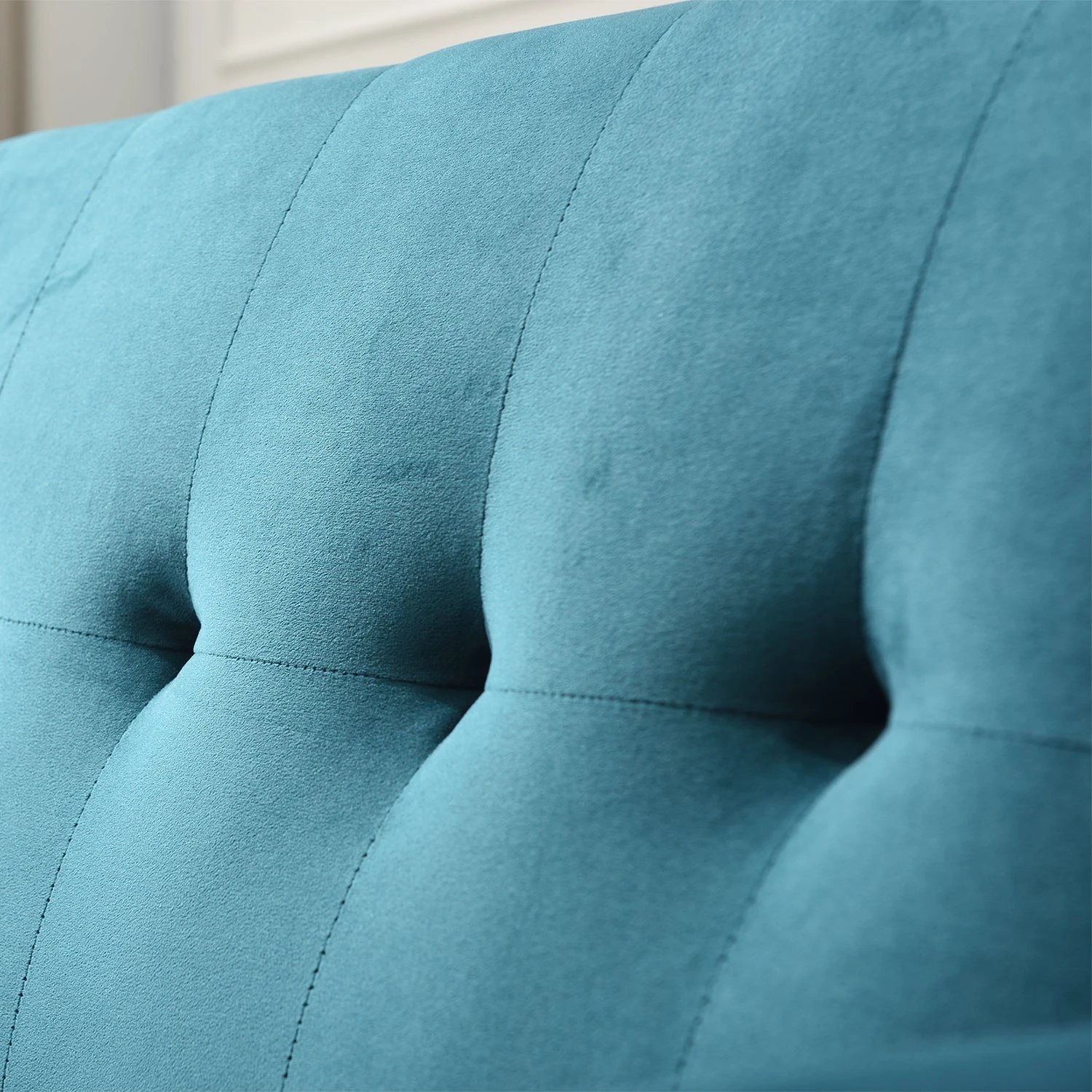 Clarence Sofa Range In Teal Blue Velvet 15 Clarence Sofa Range In Teal Blue Velvet - Image 15