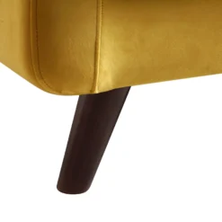 Clarence 3-Seater Sofa In Mustard Yellow Velvet 23 Clarence 3-Seater Sofa In Mustard Yellow Velvet -Best Furniture Shop LVSF 06 MUSTARDVEL 3ST detail4
