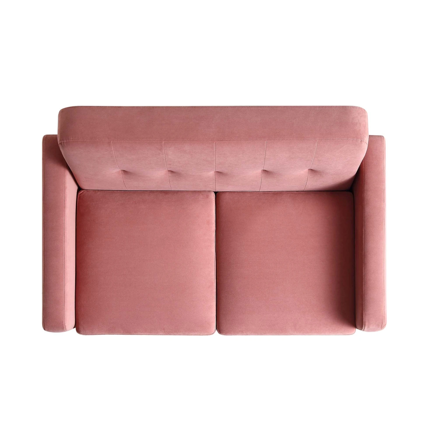 Clarence 2-Seater Sofa In Blush Pink Velvet 6 Clarence 2-Seater Sofa In Blush Pink Velvet - Image 6