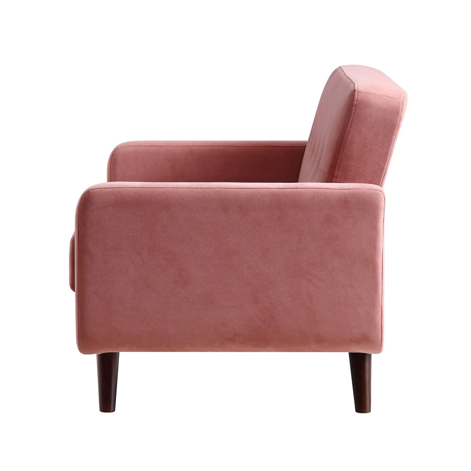 Clarence 2-Seater Sofa In Blush Pink Velvet 7 Clarence 2-Seater Sofa In Blush Pink Velvet - Image 7